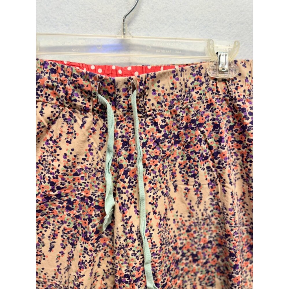 Vintage-Inspired Multicolor Womens Drawstring Lounge Pants With Elastic Waist - Picture 2 of 9